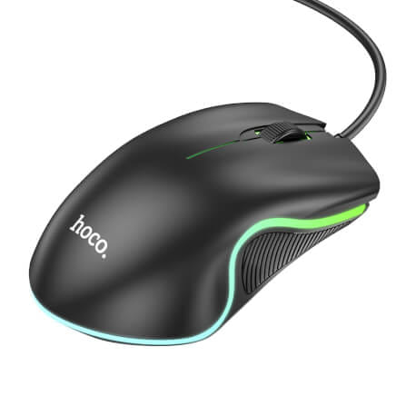 เมาส์เกมมิ่ง HOCO GM19 แต่งไฟ RGB LUMINOUS สาย USB ยาว 1.4 เมตร DPI 1000_4