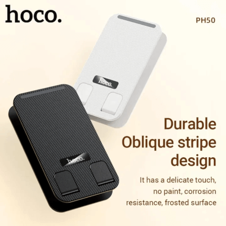 ที่วางมือถือ HOCO PH50 สีดำ หมุนได้ 360° รองรับมือถือ 4.5-7 นิ้ว ปรับระดับ 2 แกน พับเก็บได้_5
