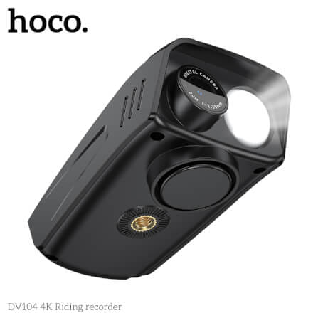 กล้องติดจักรยาน HOCO DV104 4K 60FPS พร้อมไฟหน้าในตัว 1000LM หน้าจอ IPS HD กันสั่น กันน้ำ IPX5 รองรับ WIFI และ APP_5