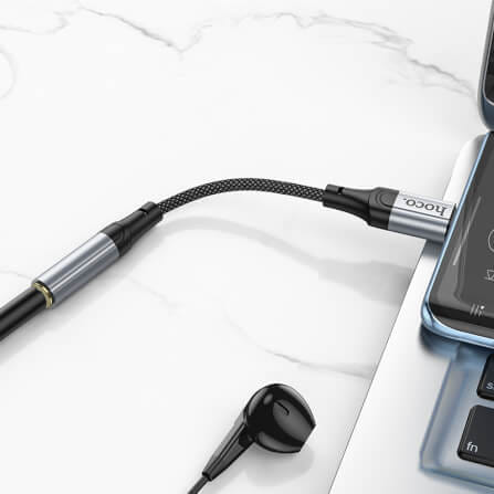 ตัวแปลงหูฟัง TYPE-C TO AUX 3.5MM HOCO LS36 ชิป DAC คุณภาพเสียง HIFI รองรับการโทรและฟังเพลง_6