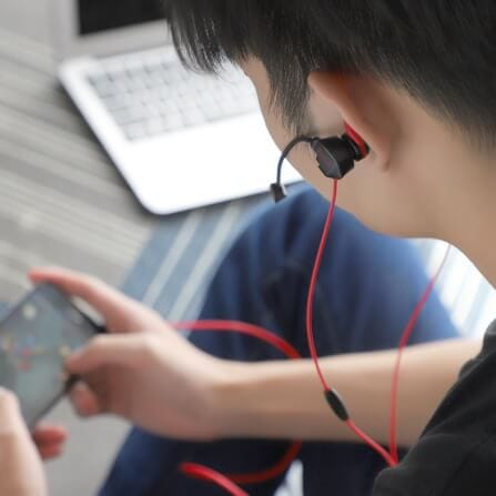 หูฟังเกมมิ่ง HOCO M105 ไมโครโฟน HD ถอดออกได้ สายแจ็ค AUX 3.5 MM ยาว 1.2 เมตร_6
