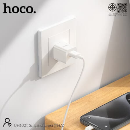 หัวชาร์จ HOCO UH102T จ่ายไฟ 1 แอมป์ 1A สำหรับอุปกรณ์ขนาดเล็ก เช่น หูฟัง TWS ปากกา ลำโพง โคมไฟ_7