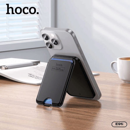 กระเป๋าใส่บัตร MAGSAFE WALLET GPS HOCO E91I รองรับ APPLE IOS ติดตามตำแหน่งทั่วโลก_7