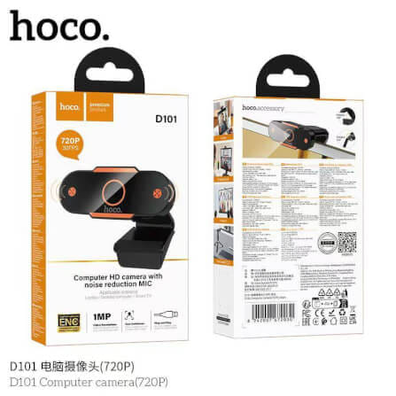 กล้องเว็บแคม HD 720P 1MP HOCO D101 ไมโครโฟนตัดเสียงรบกวน ENC 30FPS_8