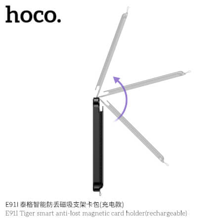 กระเป๋าใส่บัตร MAGSAFE WALLET GPS HOCO E91I รองรับ APPLE IOS ติดตามตำแหน่งทั่วโลก_8