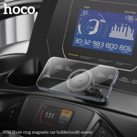 ที่จับมือถือแบบแม่เหล็ก MAGSAFE HOCO H58 ใช้ติดได้หลายสถานการณ์ ตู้เย็น รถยนต์ พื้นผิวเรียบต่างๆ_9