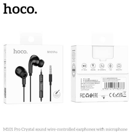 หูฟัง HOCO M101 PRO สาย AUX 3.5MM สีดำ ไมโครโฟนในตัว พร้อมปุ่มคอนโทรล_11