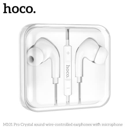 หูฟัง HOCO M101 PRO สาย AUX 3.5MM สีขาว ไมโครโฟนในตัว พร้อมปุ่มคอนโทรล_8
