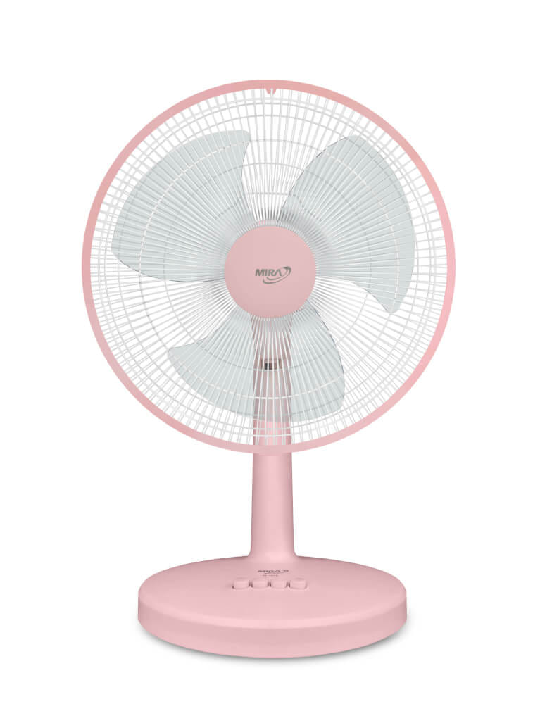 พัดลมตั้งโต๊ะ 16 นิ้ว MIRA M-1613 PEACH