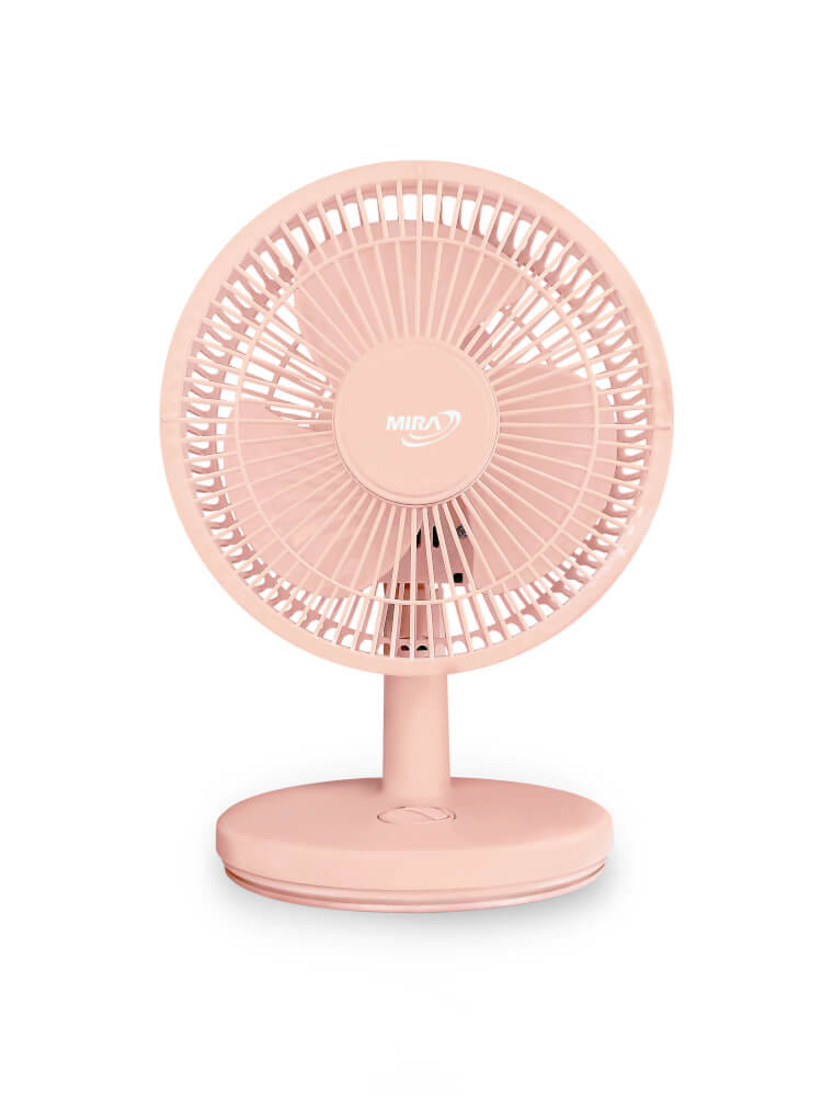 พัดลมตั้งโต๊ะ 8 นิ้ว MIRA M-71 PEACH