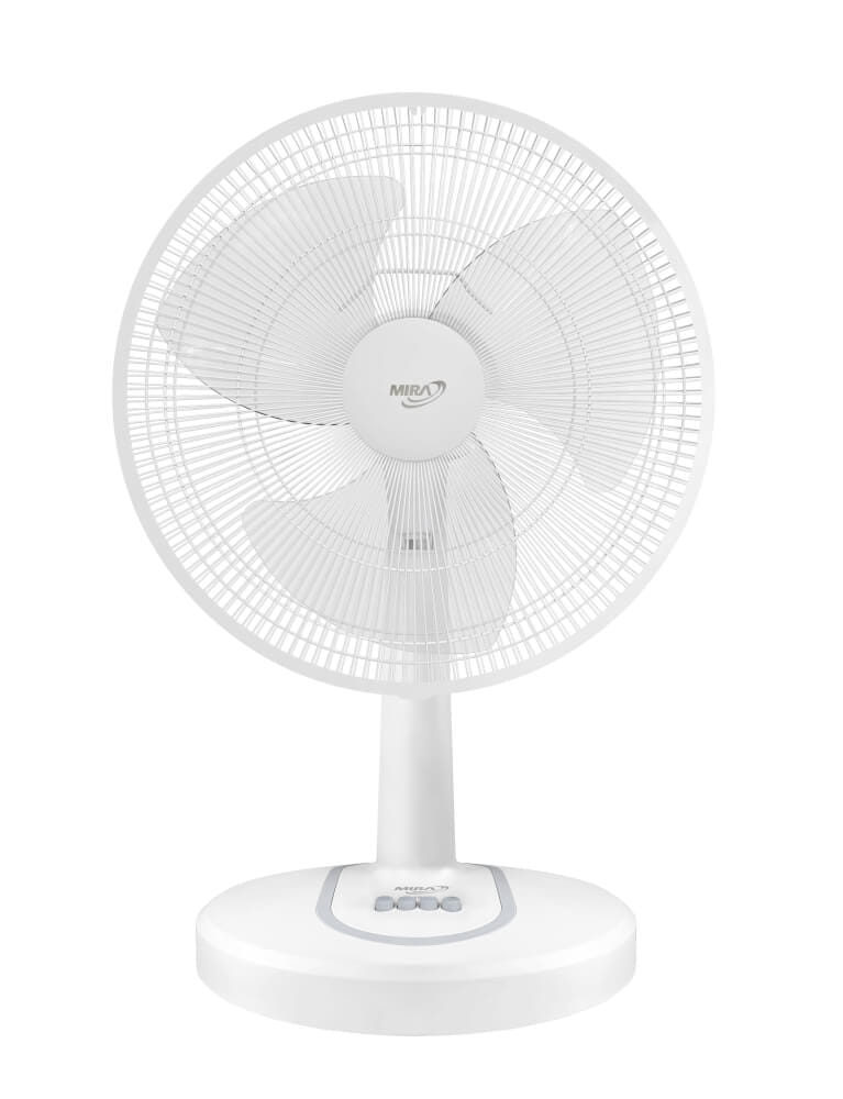 พัดลมตั้งโต๊ะ 18 นิ้ว MIRA M-1813 WHITE