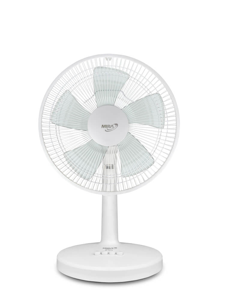 พัดลมตั้งโต๊ะ 12 นิ้ว MIRA M-1213 WHITE