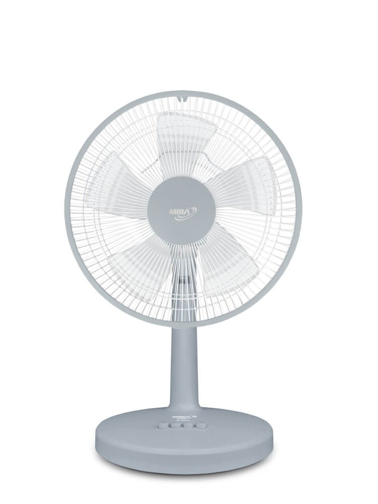 พัดลมตั้งโต๊ะ 12 นิ้ว MIRA M-1213 GRAY