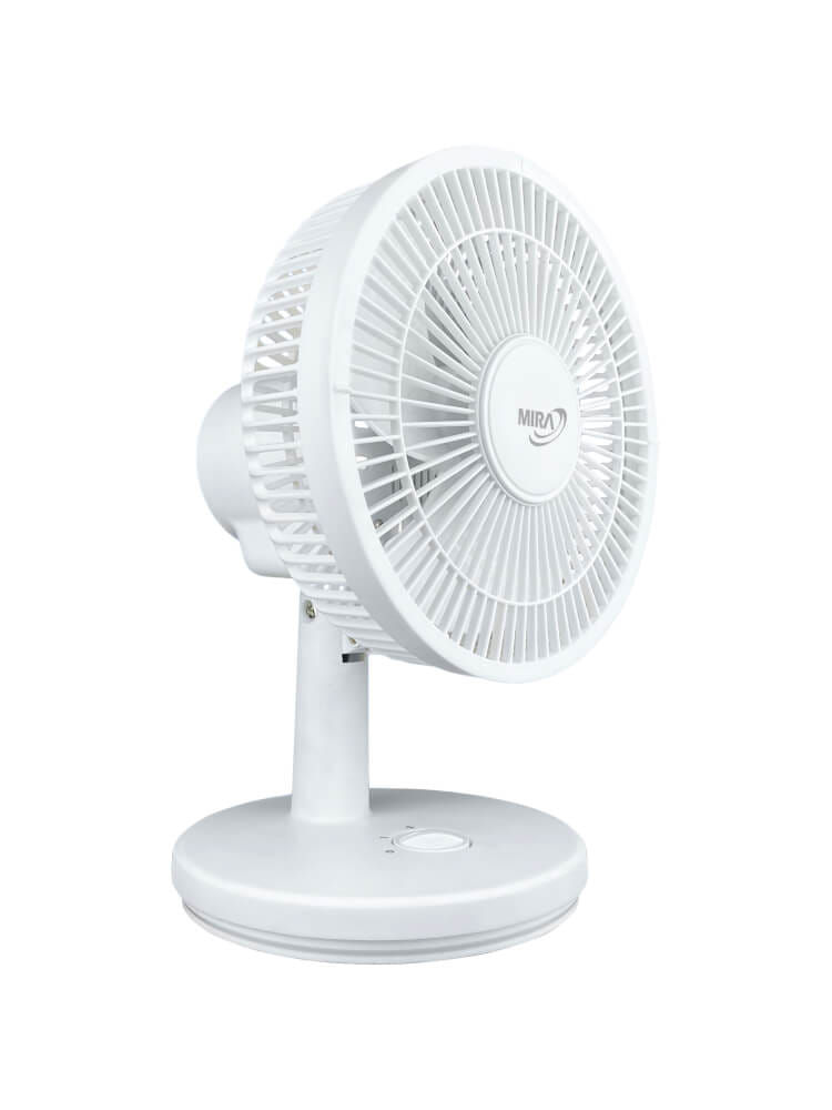 พัดลมตั้งโต๊ะ 8 นิ้ว MIRA M-71 WHITE