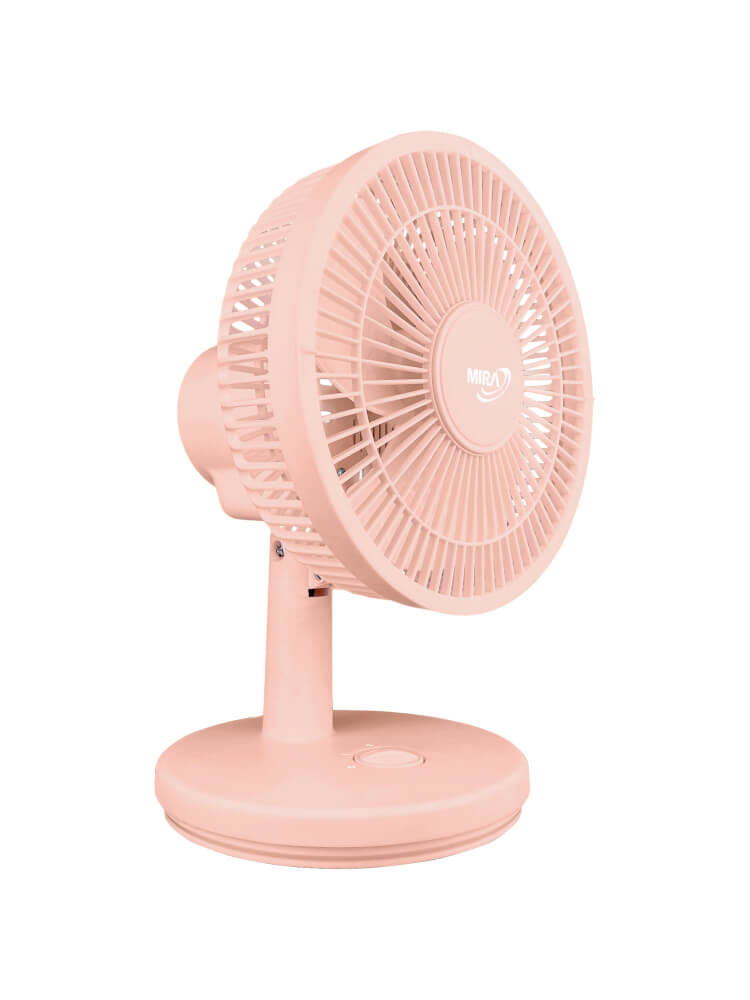 พัดลมตั้งโต๊ะ 8 นิ้ว MIRA M-71 PEACH