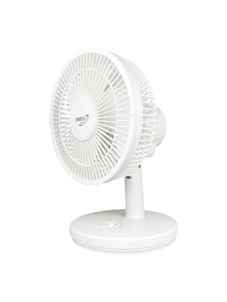 พัดลมตั้งโต๊ะ 8 นิ้ว MIRA M-71 WHITE