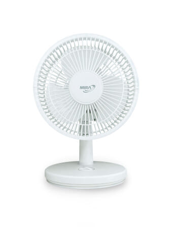 พัดลมตั้งโต๊ะ 8 นิ้ว MIRA M-71 WHITE