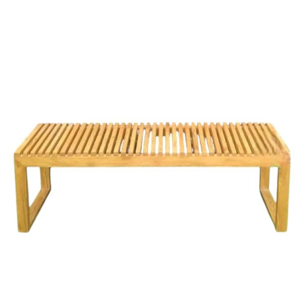 ม้านั่งสนาม ไม้สัก PAREENA DECOR รุ่น AURELIA 40 ซม. สีไม้ธรรมชาติ_0