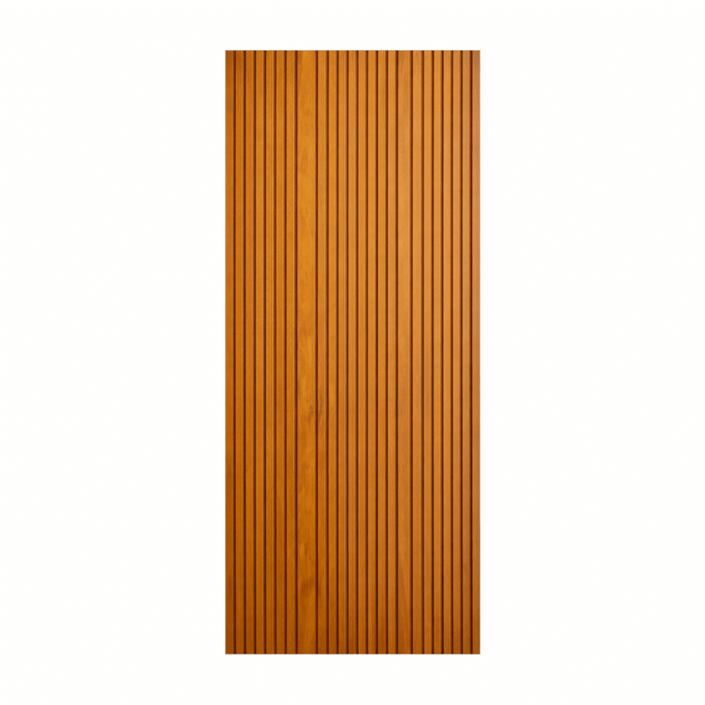ประตูไม้สัก PAREENA DECOR รุ่น TEAK VERTICA LUX 00361 ขนาด 100X200 CM_0