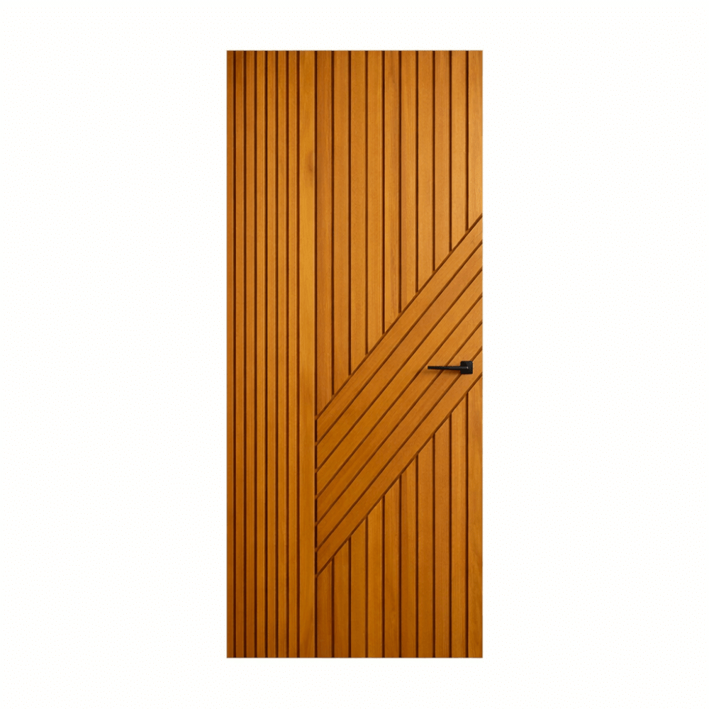 ประตูไม้สัก PAREENA DECOR รุ่น TAVARA 00371 ขนาด 100X200 ซม._0
