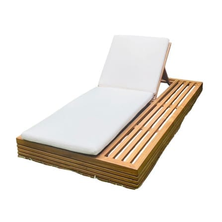 เตียงริมสระ ไม้สัก PAREENA DECOR รุ่น HORIZON LOUNGER เตียงอาบแดดไม้สัก_0