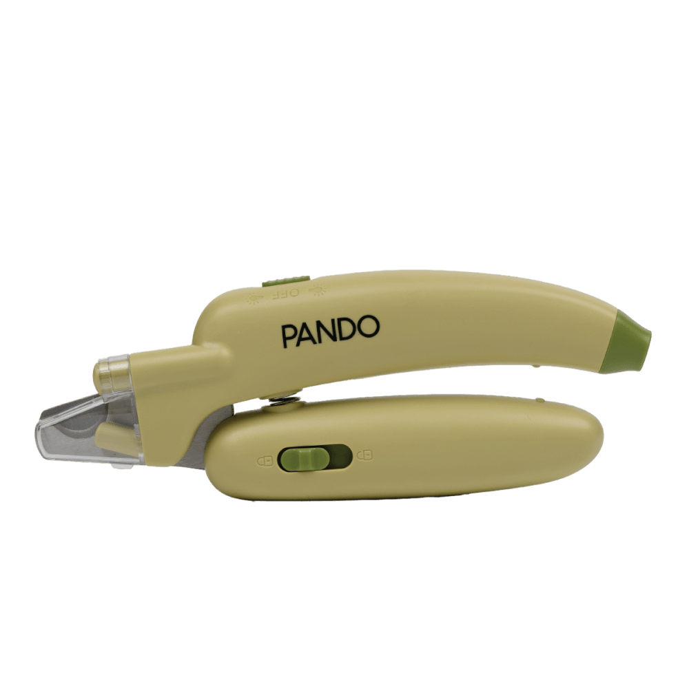 กรรไกรตัดเล็บสัตว์เลี้ยง PANDO พร้อมไฟ WHITE LIGHT ,สีเขียว_8