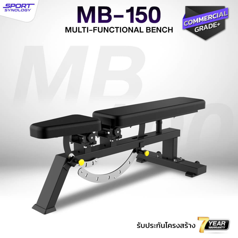 ม้านั่งปรับระดับ SPORTSYNOLOGY MB150 โครงสร้างแข็งแรง ปรับได้ 6 ระดับ_1