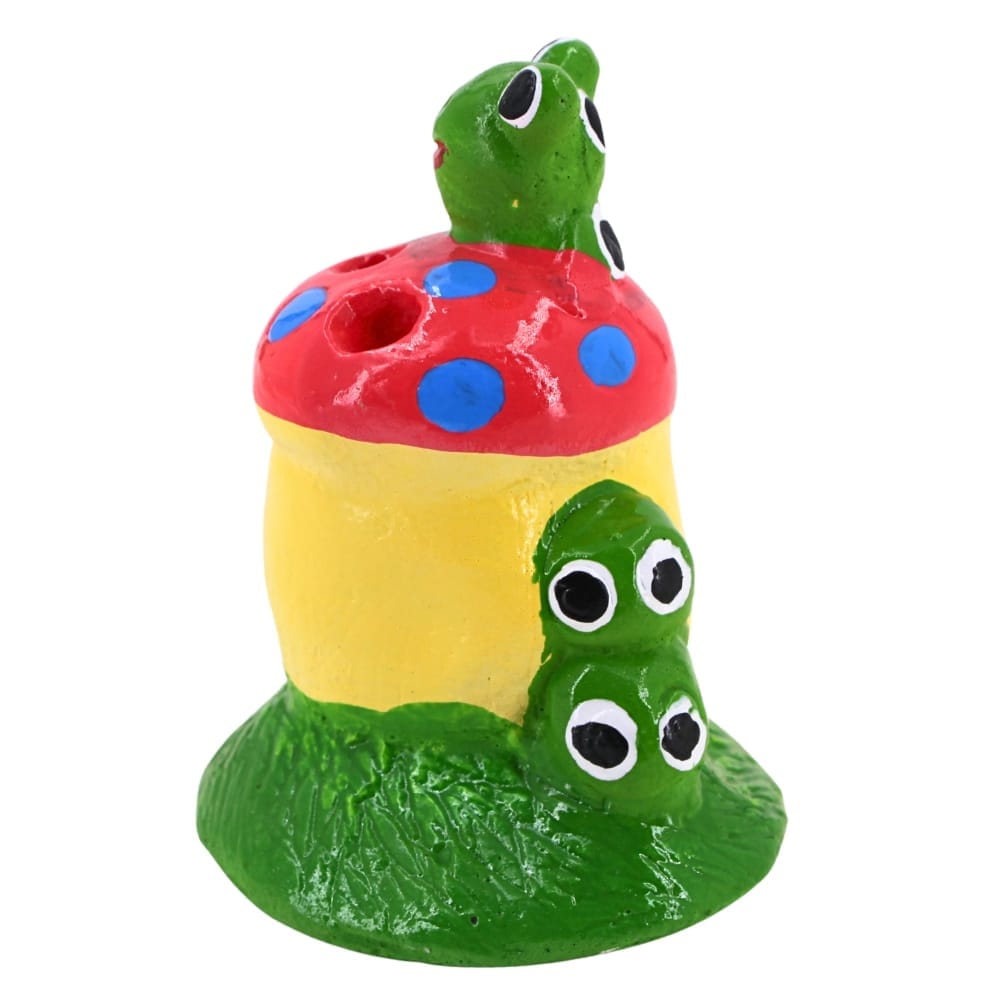 ตุ๊กตาปูนตกแต่งหนอน KORAT SANGSUWAN POTTERY รุ่น THKSP014 10 ซม. หลากสี