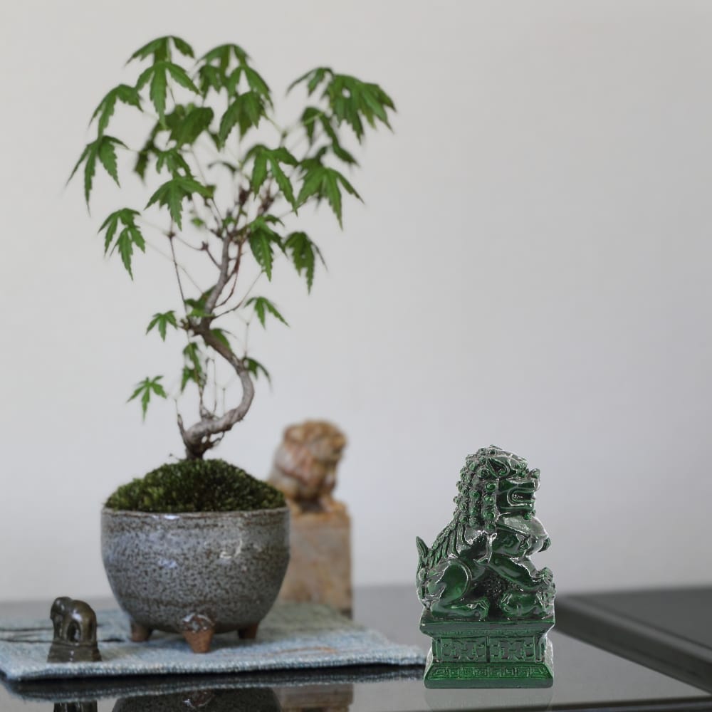 สิงโตหยก KORAT SANGSUWAN POTTERY 11.5 ซม. รุ่น THKSP027 สีเขียวอ่อน_5