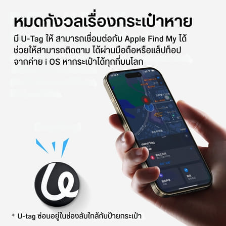 กระเป๋ากล้อง กระเป๋าสะพายหลัง ULANZI BP04 สีเทา 27L มี U-TAG ในตัว รองรับกล้อง DSLR เลนส์_2