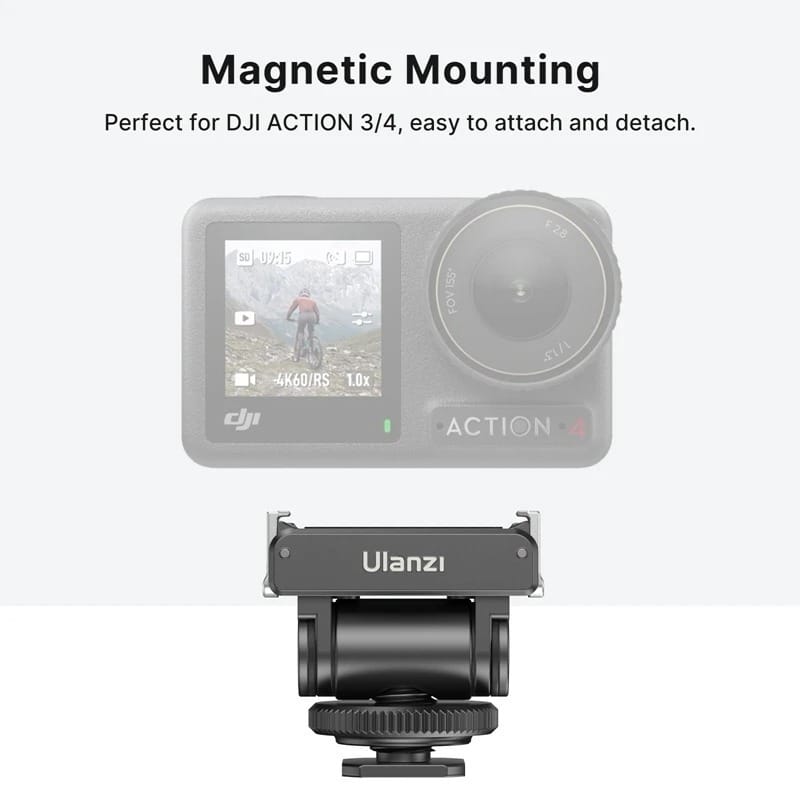 ตัวแปลง ULANZI CA22 สำหรับต่อกล้อง DJI ACTION 3/4 กับช่อง COLDSHOE และ ขาตั้ง_1