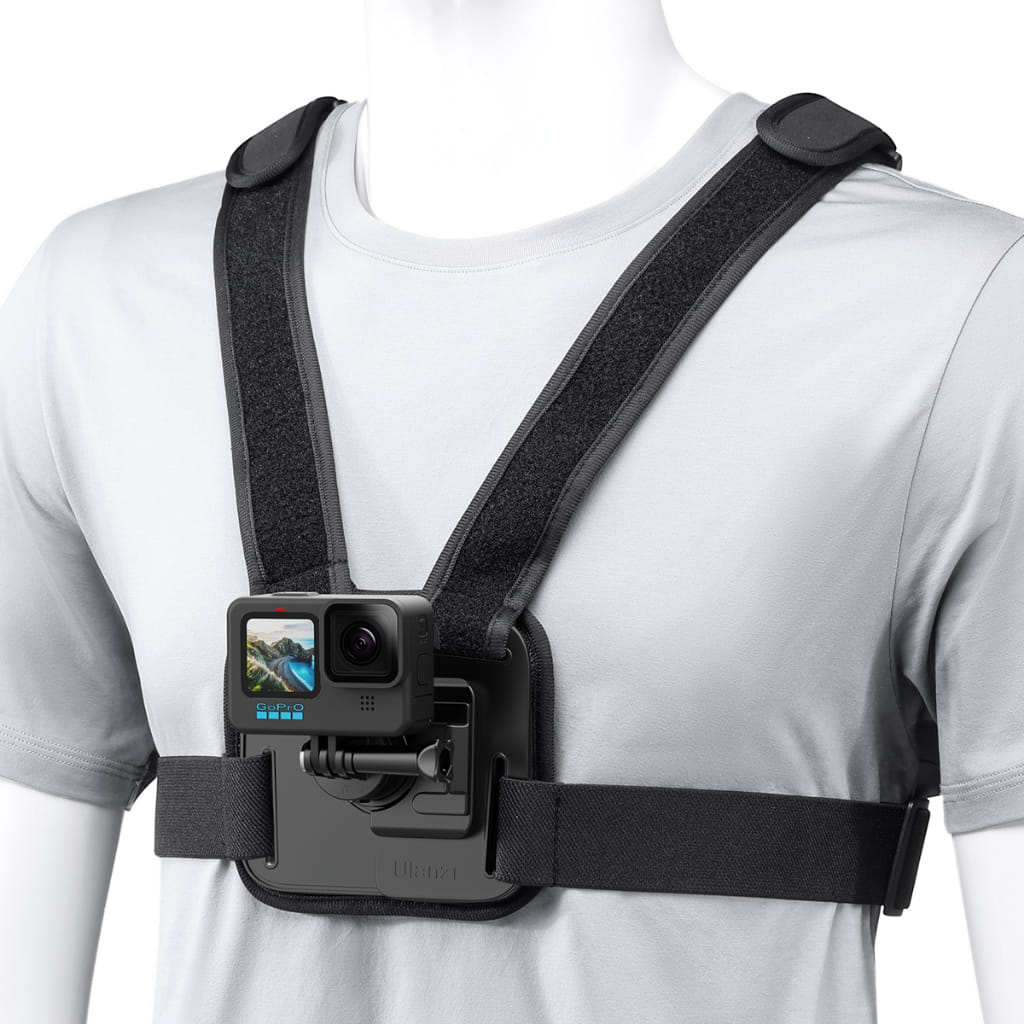 สายคาดอก ULANZI CM028 GO-QUICK II ถ่ายวิดีโอ POV รองรับมือถือ กล้อง GOPRO/ DJI ACTION 6 / INSTA360