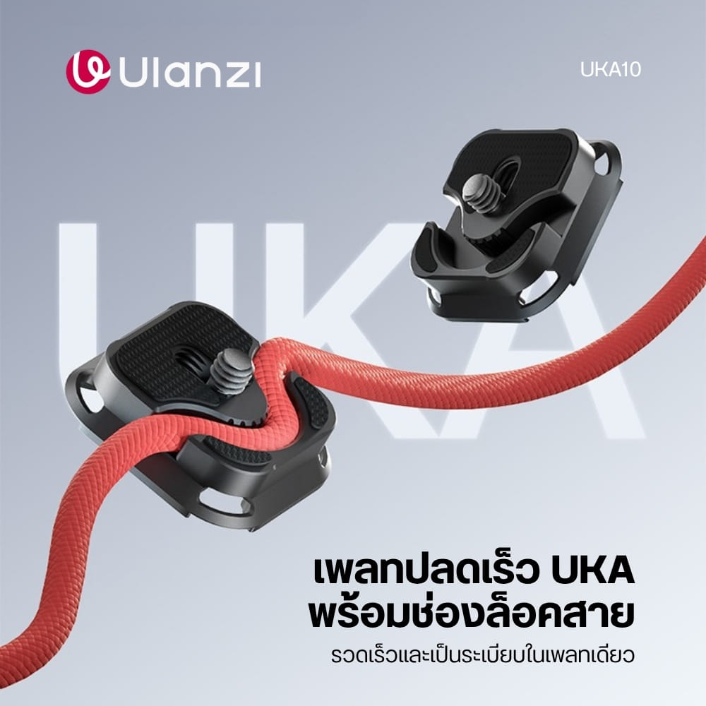 เพลทปลดเร็ว ULANZI UKA10 ระบบ UKA สีดำ