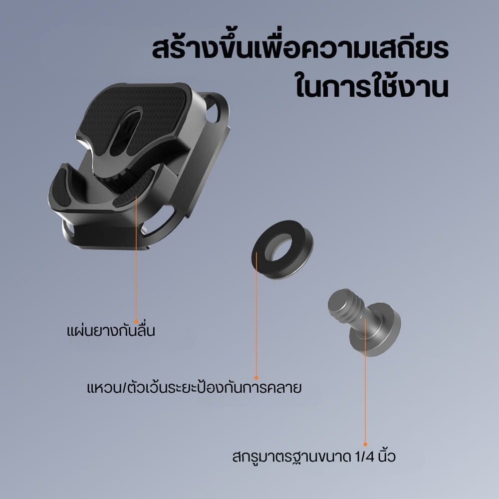เพลทปลดเร็ว ULANZI UKA10 ระบบ UKA สีดำ