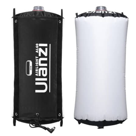 ไฟ LED แบบเป่าลม ULANZI AL60 กำลังไฟ 68W ขนาดพกพา สีดำ ไฟเซลฟี่ ไฟถ่ายภาพ ไฟถ่ายสินค้า_0