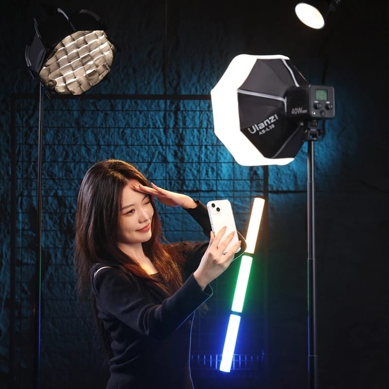 ซอฟต์บ็อกซ์ โคมร่มกลม ULANZI ASL30 กรองแสง 30 ซม. MINI BOWEN MOUNT ถ่ายภาพ วิดีโอ ให้แสงนุ่ม