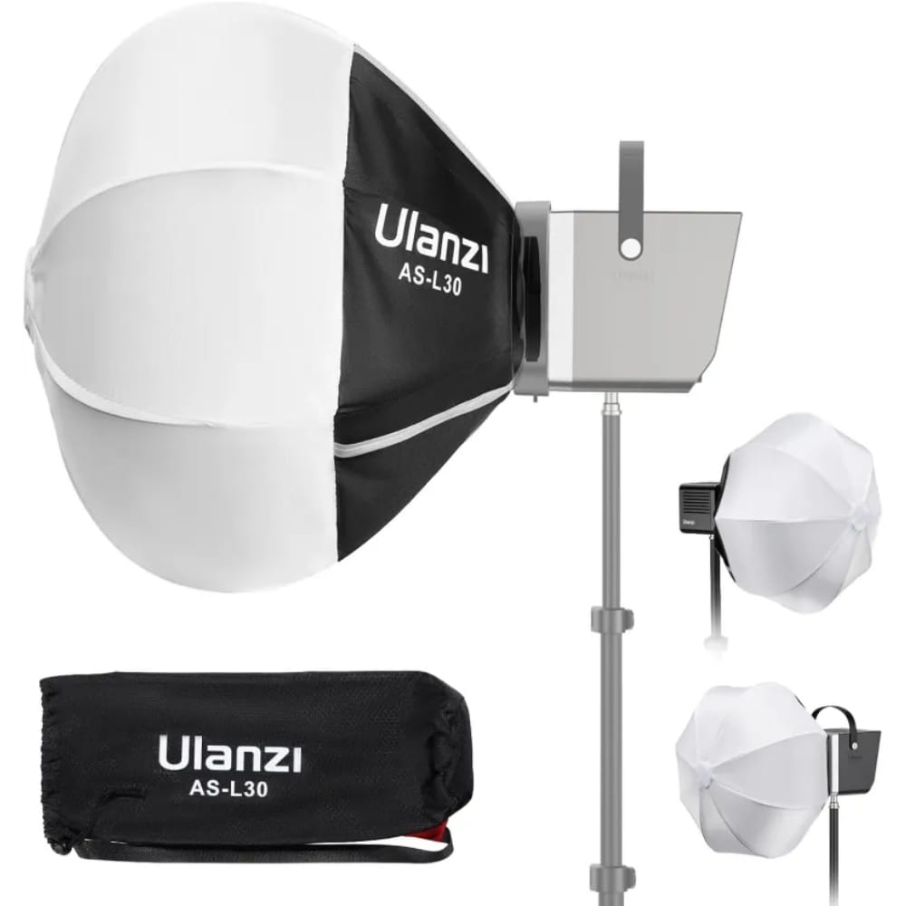 ซอฟต์บ็อกซ์ โคมร่มกลม ULANZI ASL30 กรองแสง 30 ซม. MINI BOWEN MOUNT ถ่ายภาพ วิดีโอ ให้แสงนุ่ม_0