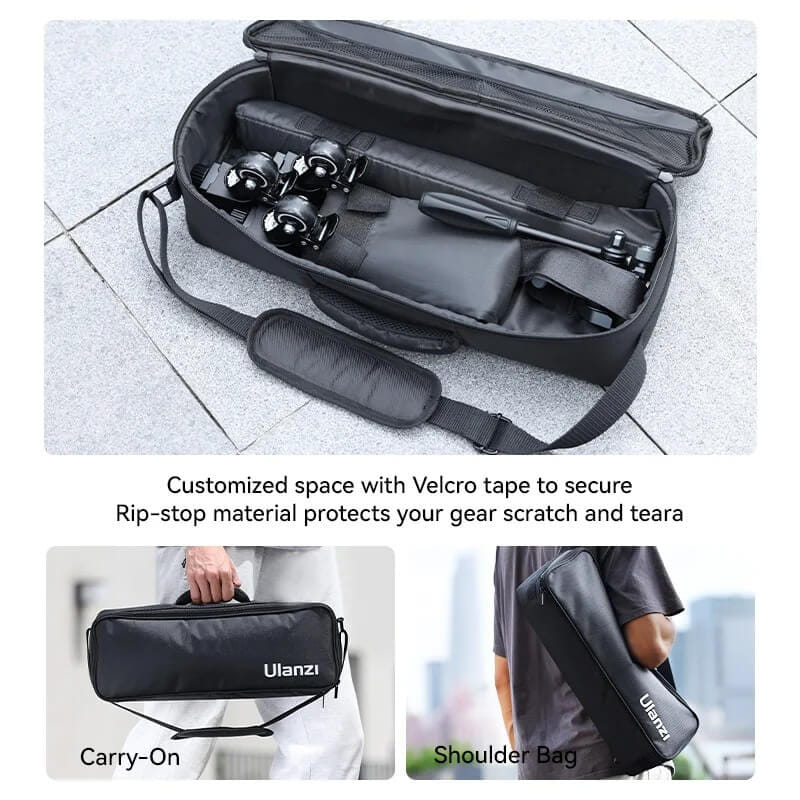 กระเป๋าเก็บขาตั้งกล้อง ULANZI AT04 ขนาด 460X155X110 มิลลิเมตร สีดำ_2