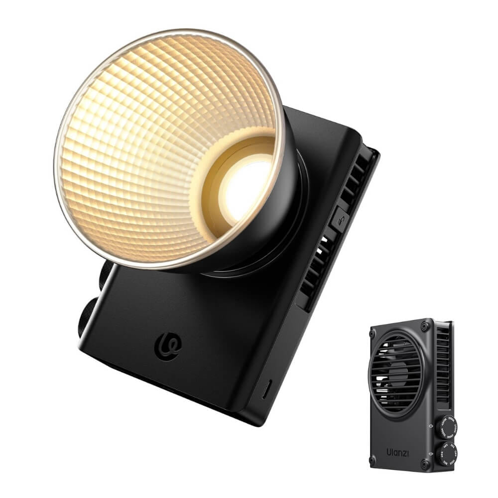 ไฟ COB ULANZI กำลังไฟ 100W C01 ขนาดพกพา สีดำ_11