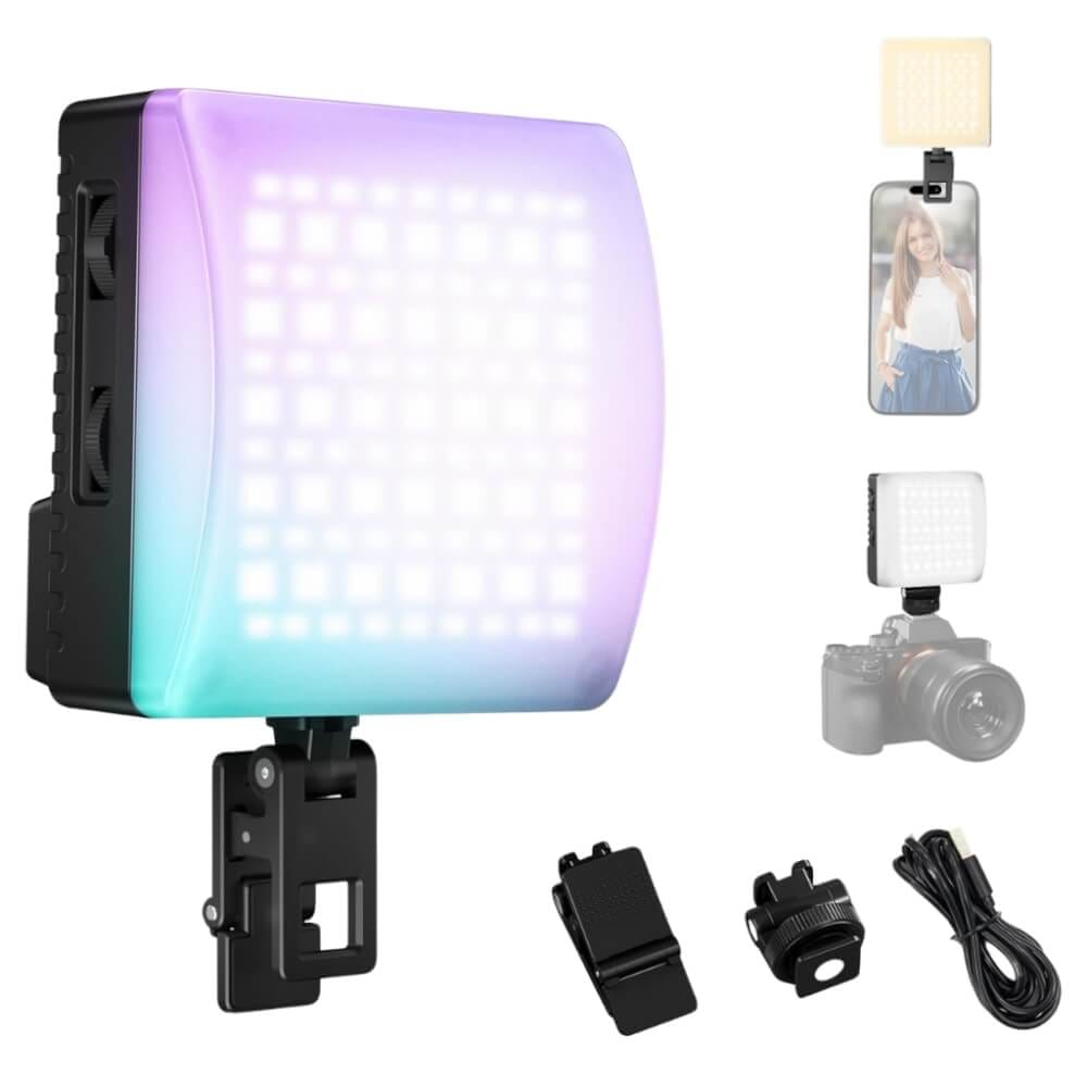 ไฟ LED อเนกประสงค์ ULANZI C10 RGB ขนาดพกพา สีดำ ไฟเซลฟี่ ไฟติดหัวกล้อง ไฟดารา_0