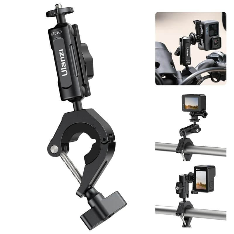 แคลมป์แบบหนีบ ULANZI CM025 สำหรับ GOPRO สีดำ_7