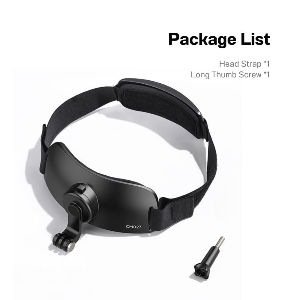 สายคาดศีรษะ ULANZI CM027 สำหรับกล้อง ACTION CAMERA พร้อม หัวจับมือถือ ถ่ายมุม POV_6
