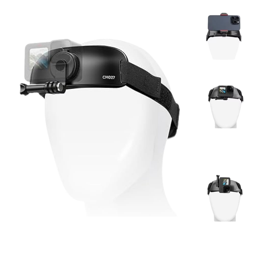 สายคาดศีรษะ ULANZI CM027 สำหรับกล้อง ACTION CAMERA พร้อม หัวจับมือถือ ถ่ายมุม POV_7