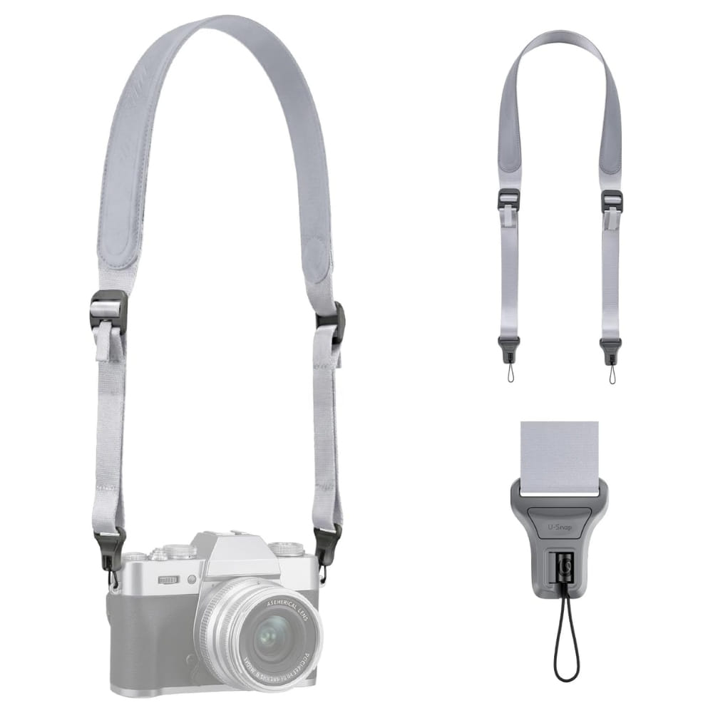 สายสะพายกล้อง ULANZI CSS1 U-SNAP ระบบ QUICK RELEASE รองรับ 60KG สีเงิน_0