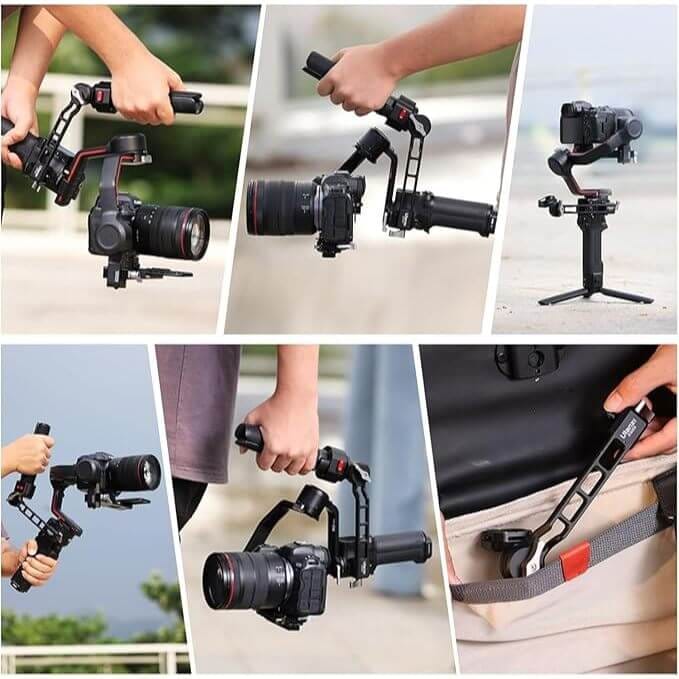 ด้ามจับไม้กันสั่น ULANZI EG03 ระบบ NATO MOUNT ขนาดพกพา สีดำ
