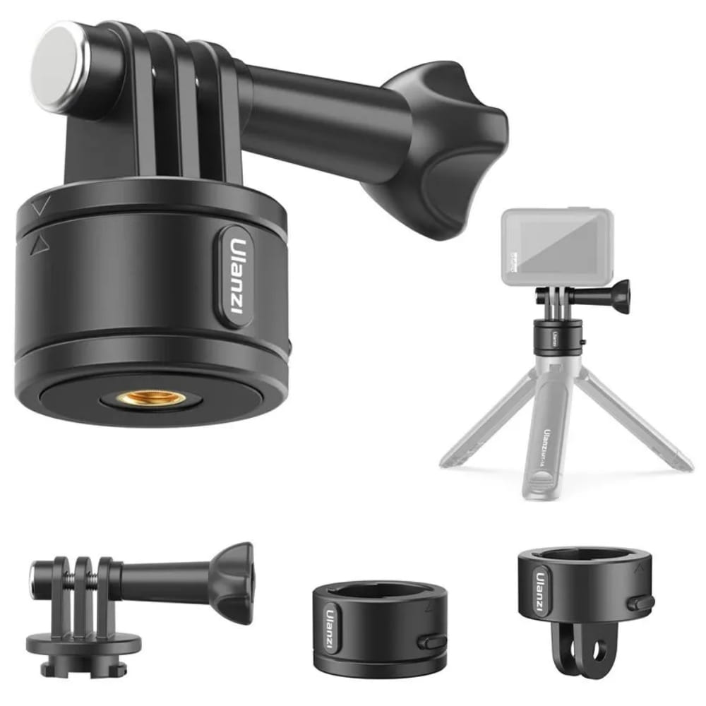 อะแดปเตอร์กล้อง ULANZI GO QUICK II MOUNT KIT รองรับ GOPRO 12,11,10,9 ขนาดพกพา สีดำ_5