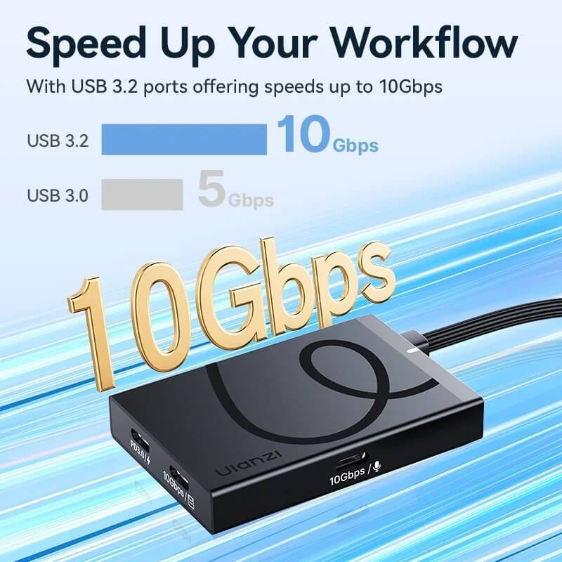 ฮับมือถือ ULANZI H1 แบบ 4-IN-1 USB-C ขนาดพกพา สีดำ_2