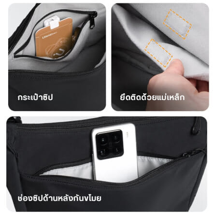 กระเป๋ากล้อง ULANZI HMN1 ขนาดความจุ 4 ลิตร สีดำ_7