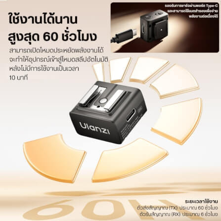 แฟลชทริกเกอร์กล้อง ULANZI LA10 ขนาดพกพา สีดำ_8