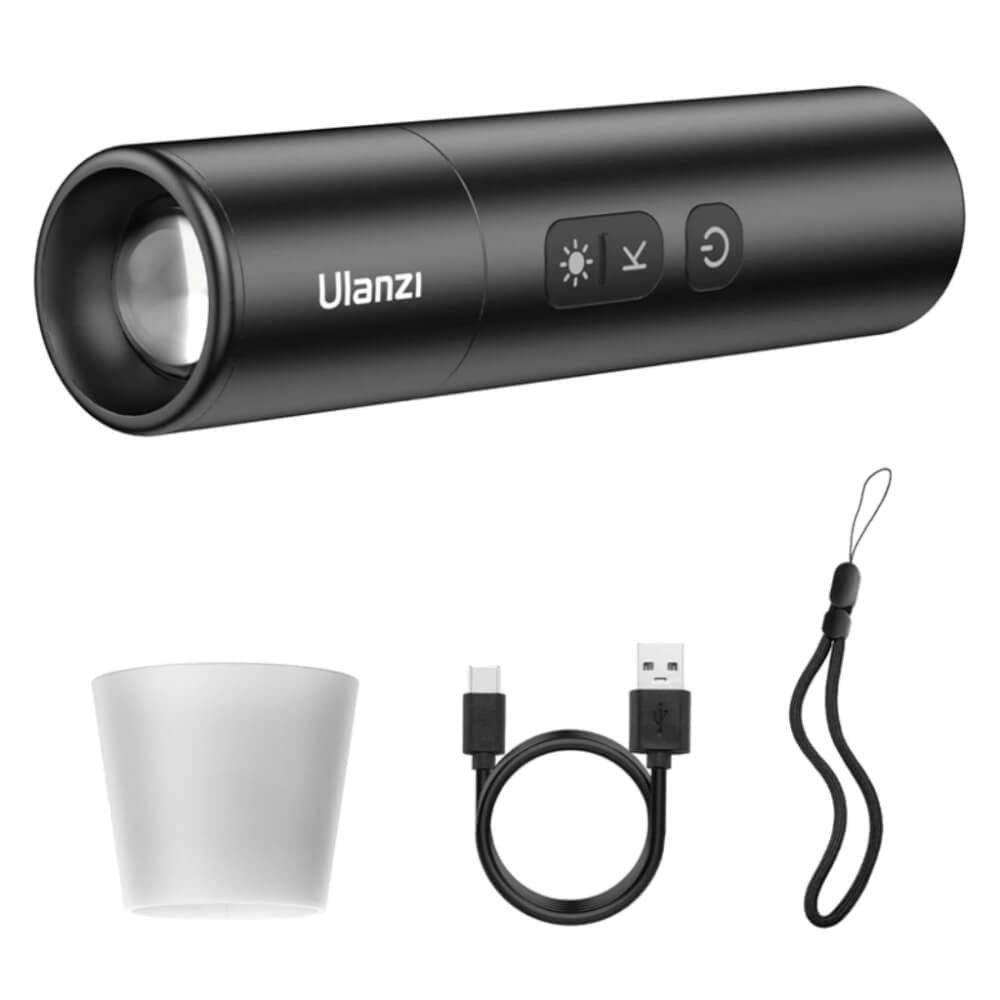 ไฟ LED วิดีโอ ไฟฉายถ่ายภาพ ULANZI LM07 ขนาดพกพา สีดำ_0